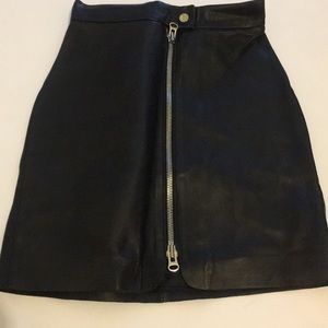 Leather Skirt